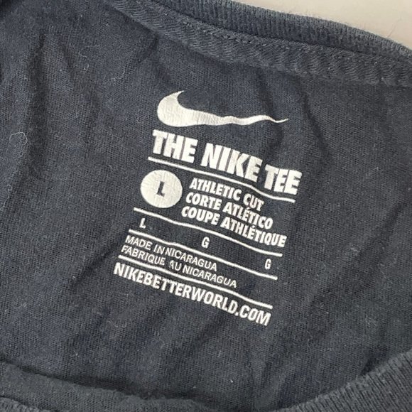 The Nike Tee Michigan Gray Camo Black Tshirt Athletic Cut Womens Large - Picture 2 of 3